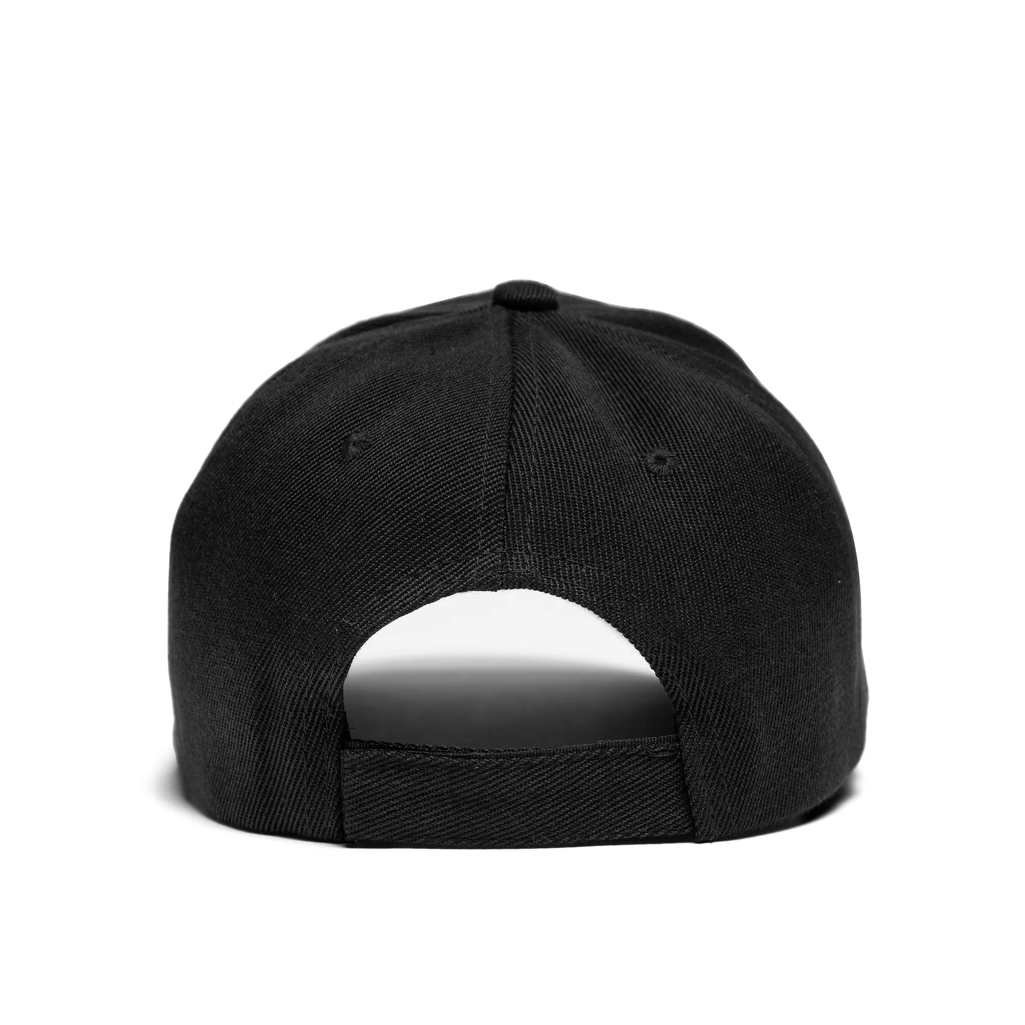 Promo Poly-Cotton 6 Panel Velcro Strap Baseball Cap 9