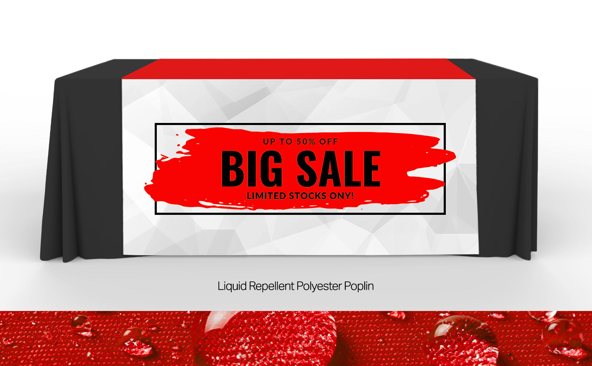 60" x 72" Liquid Repellent Table Runner