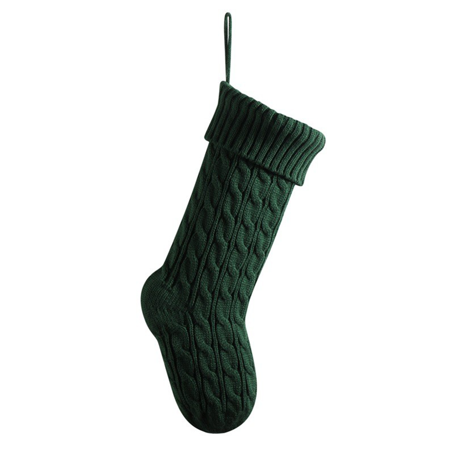 Large Knitted Hanging Christmas Stockings 5