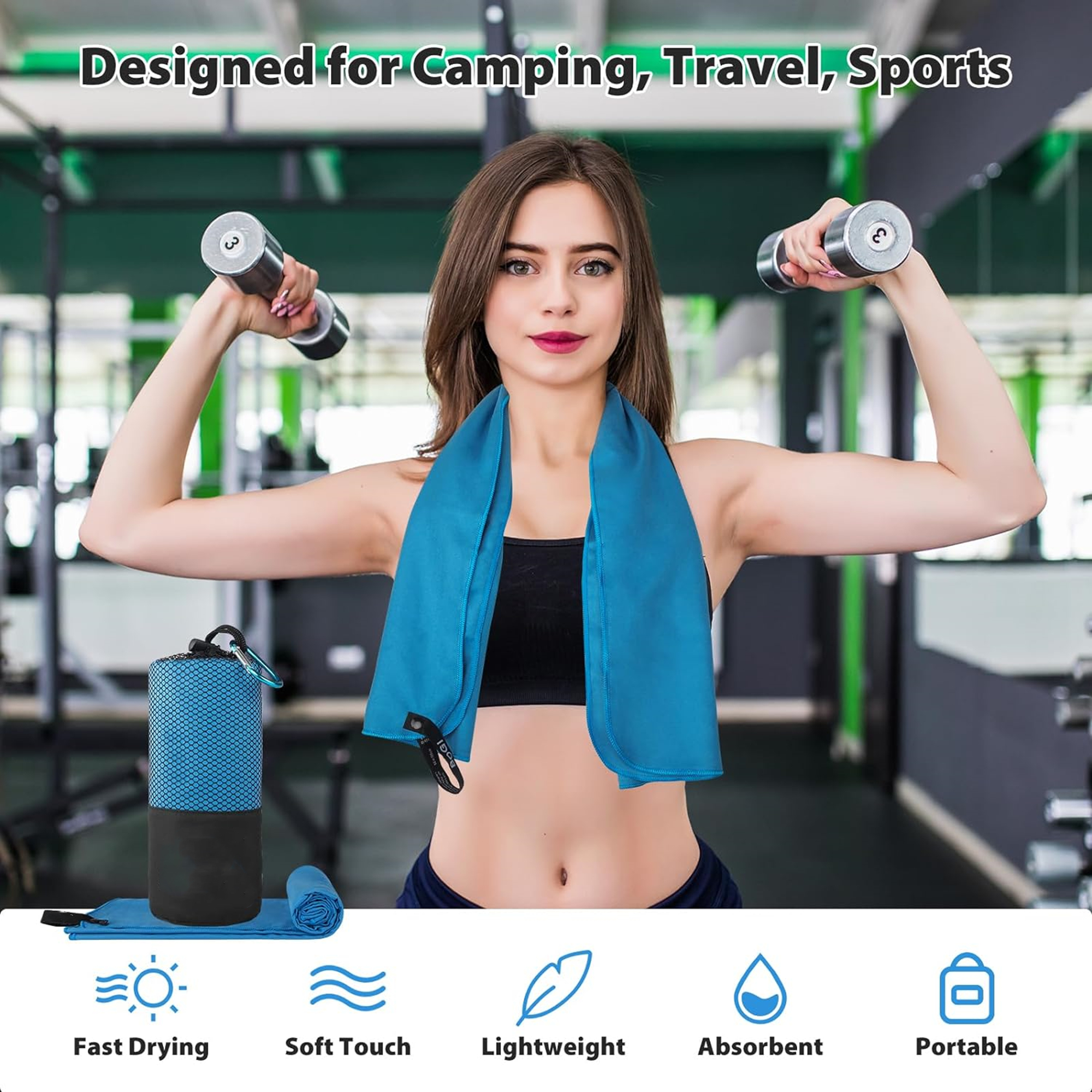 Microfiber Travel Sports Towel 5