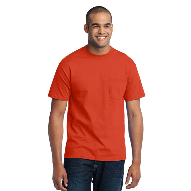 Port & Company Tall Core Blend Pocket Tee. 39