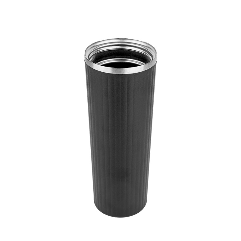 18 Oz Double Wall Stainless Steel Ridged Tumbler 5