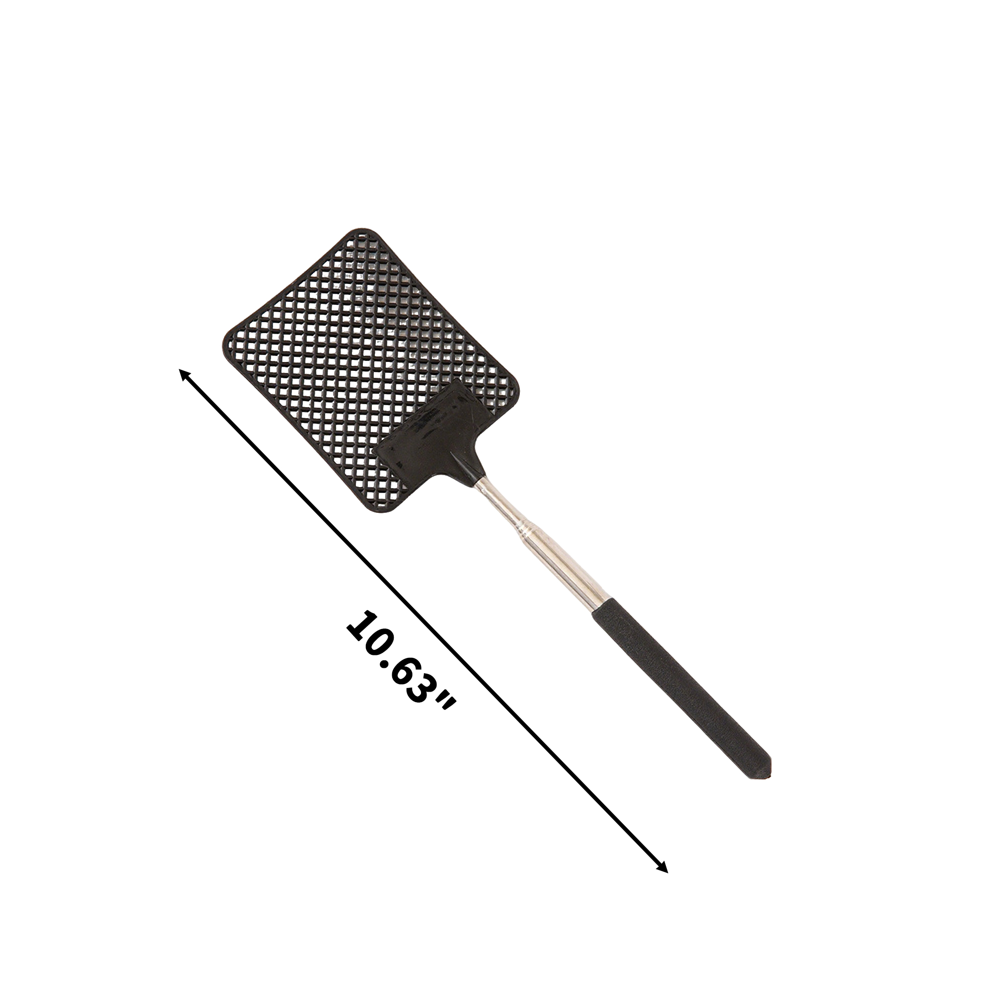 Retractable Fly Swatter With Telescopic Handle 17.8" x 2.8" 11