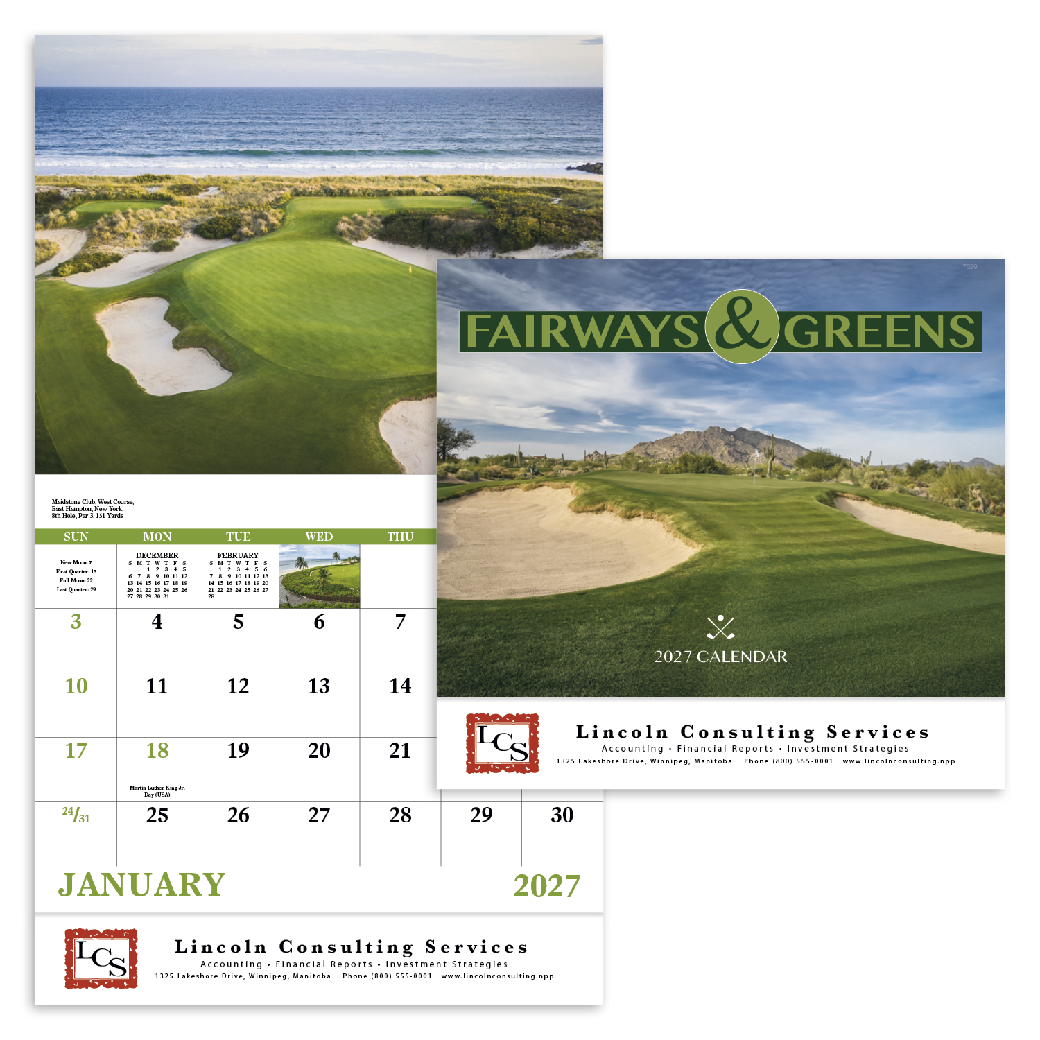 Good Value™ Fairways & Greens - Stapled Calendar 54
