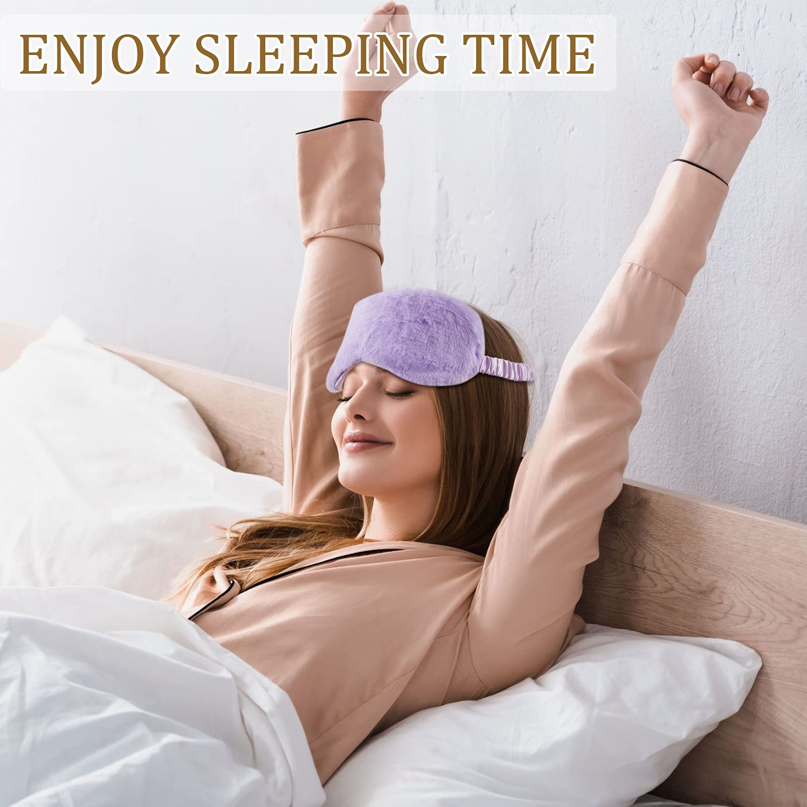 Plush Eye Mask Soft Sleeping Blindfold 3