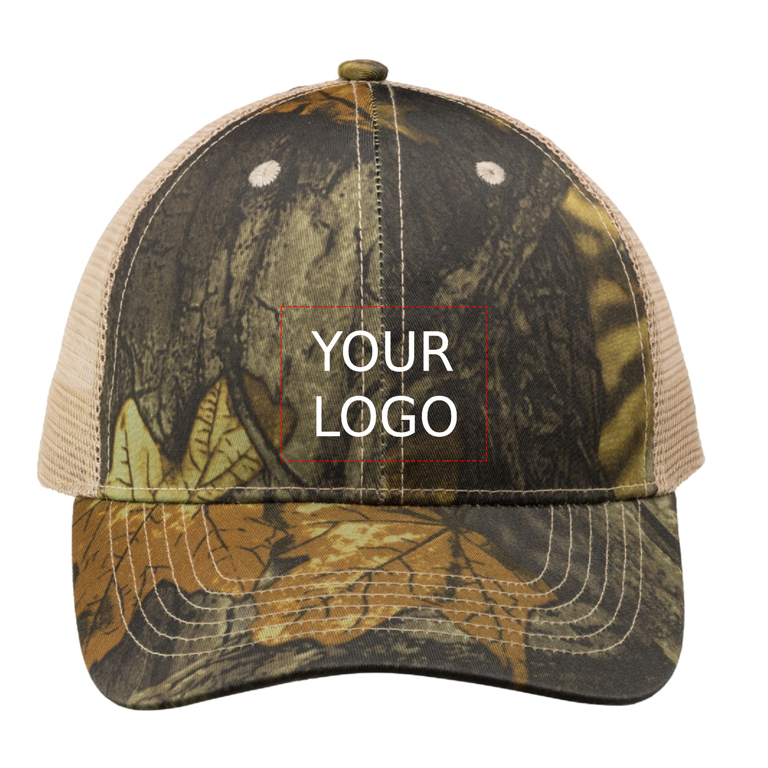6 Panel Camo Mesh Trucker Cap 2