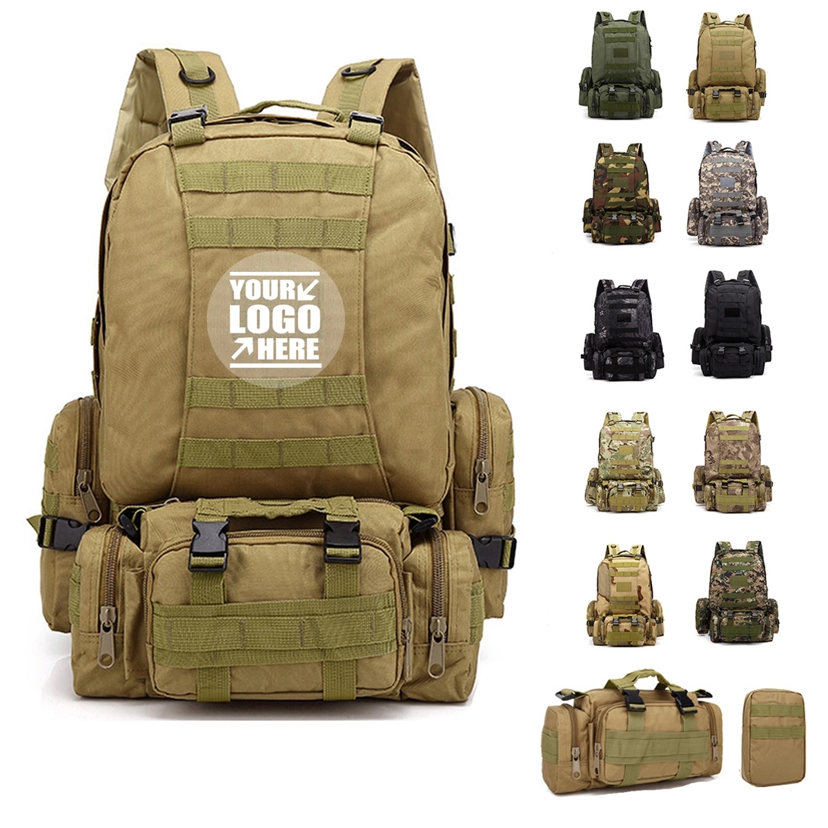 55L Military Tactical Backpacks 1