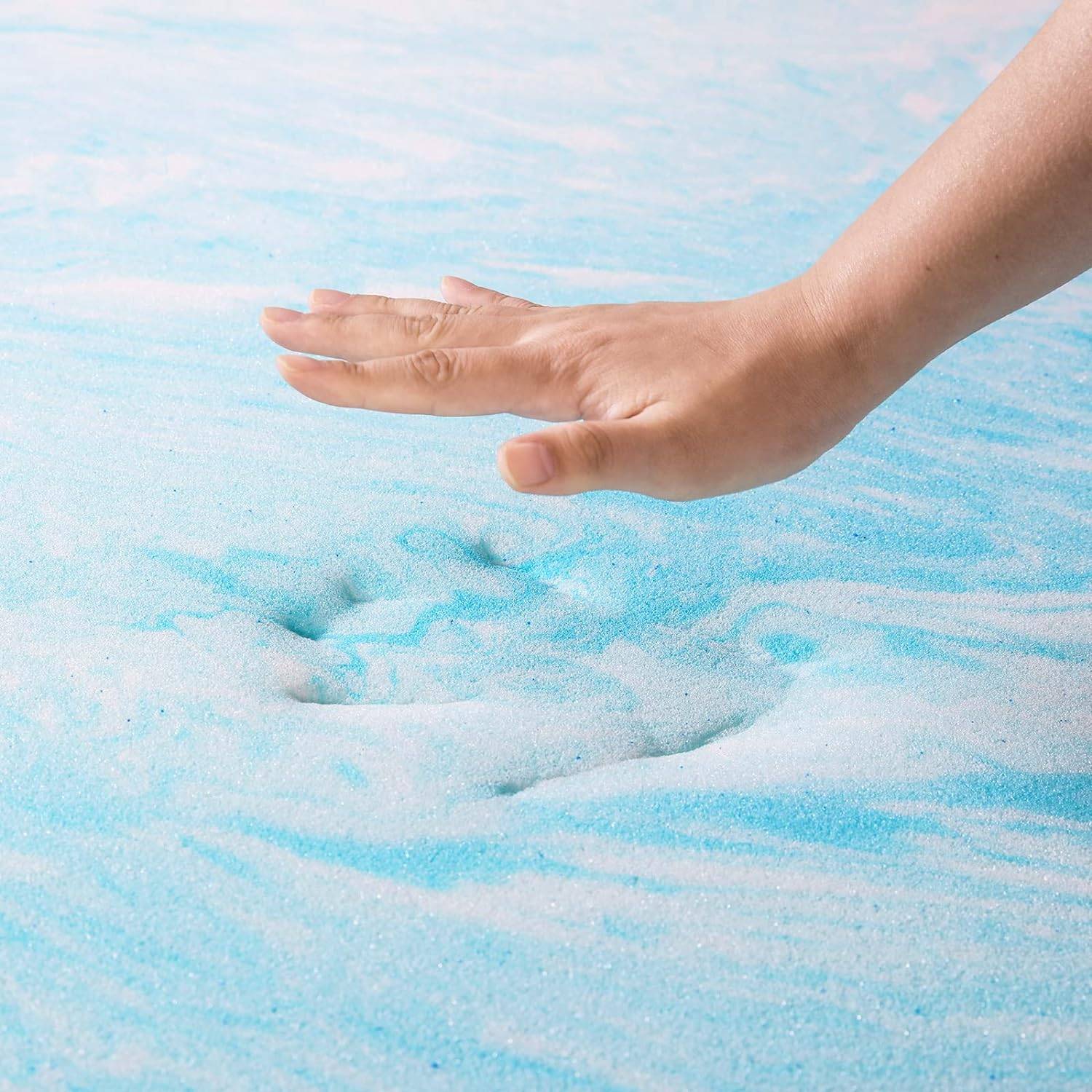 Gel Infused Memory Foam Mattress Topper 4