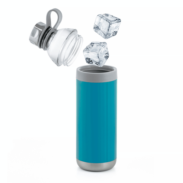 Dual Opening Stainless Steel Water Bottle - 20 Oz., custom water bottle with logo imprint 37