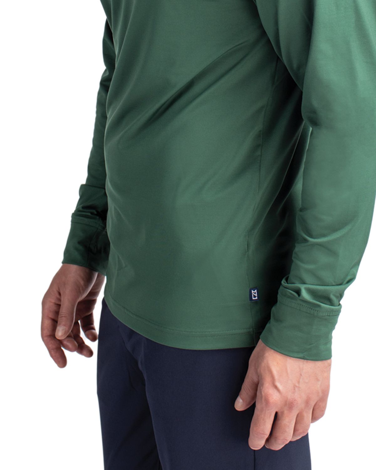 Cutter & Buck Adapt Recycled Soft Knit Stretch  Mens Quarter Zip Pullover 128