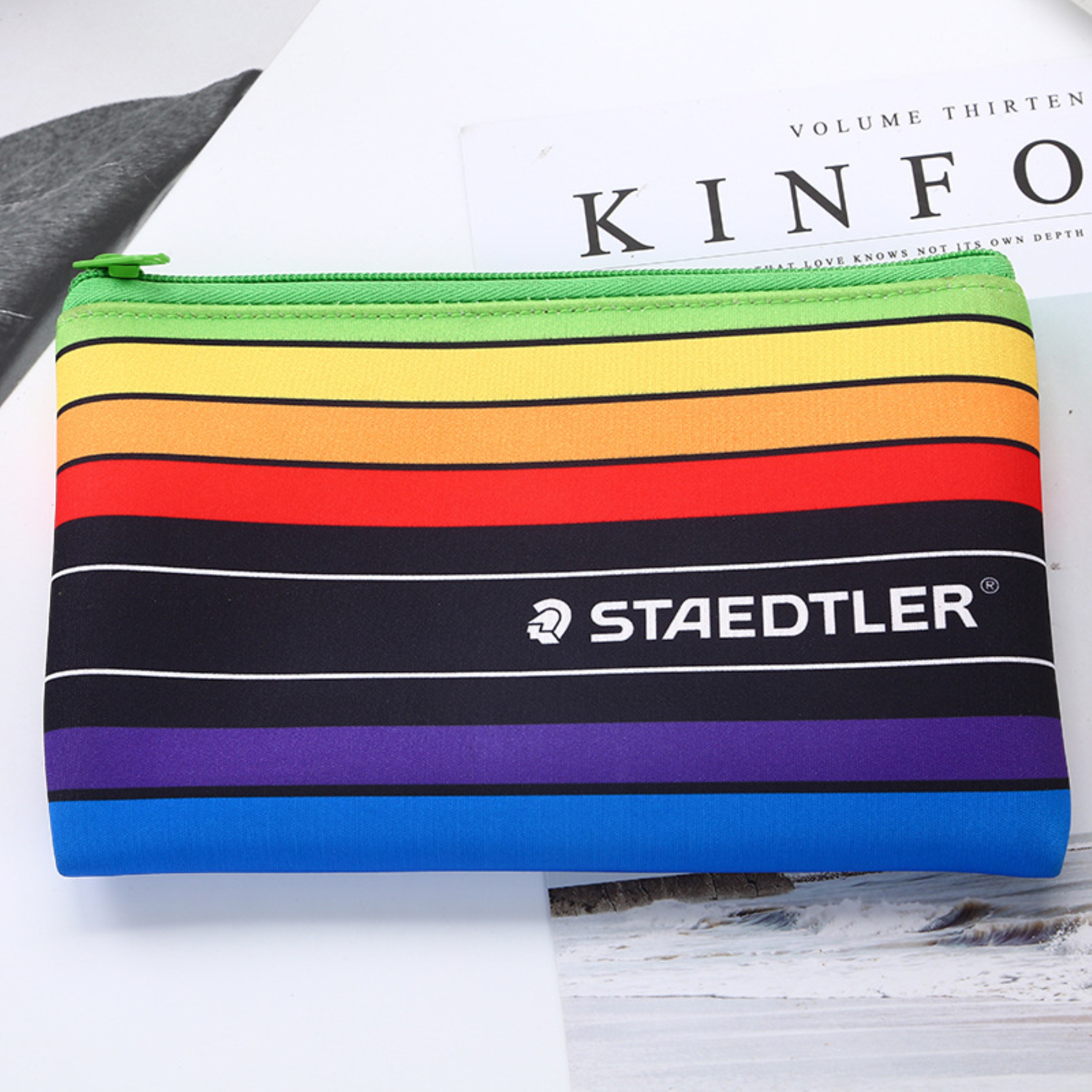 Full Color Neoprene Pencil Case with Zipper 2
