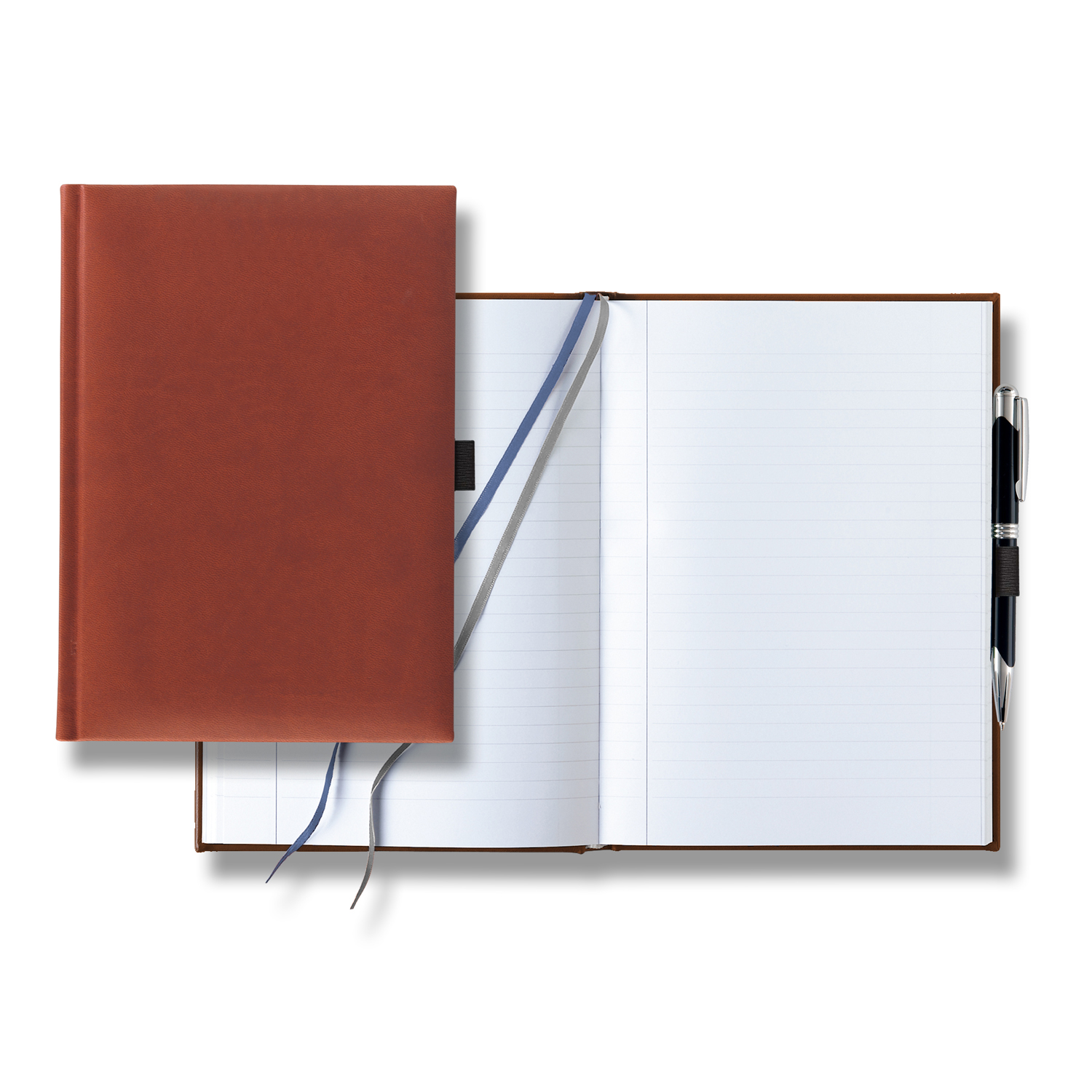 Castelli Tucson  Grande Lined White Page Journal with Pen & Loop 11