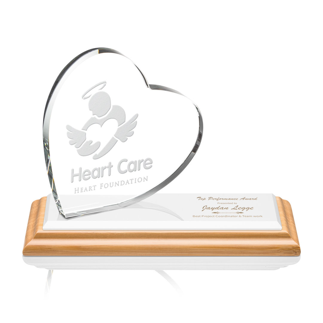 Northam Heart Award - Deep Etch 34