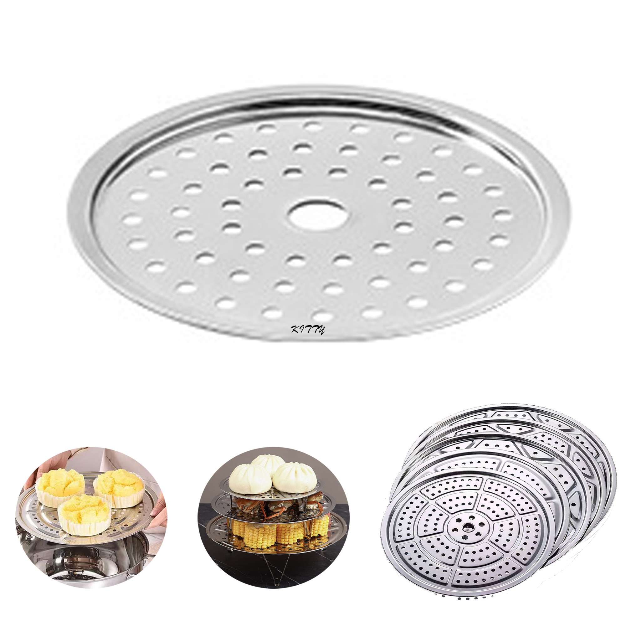 Stainless Steel Thickened Steaming Rack