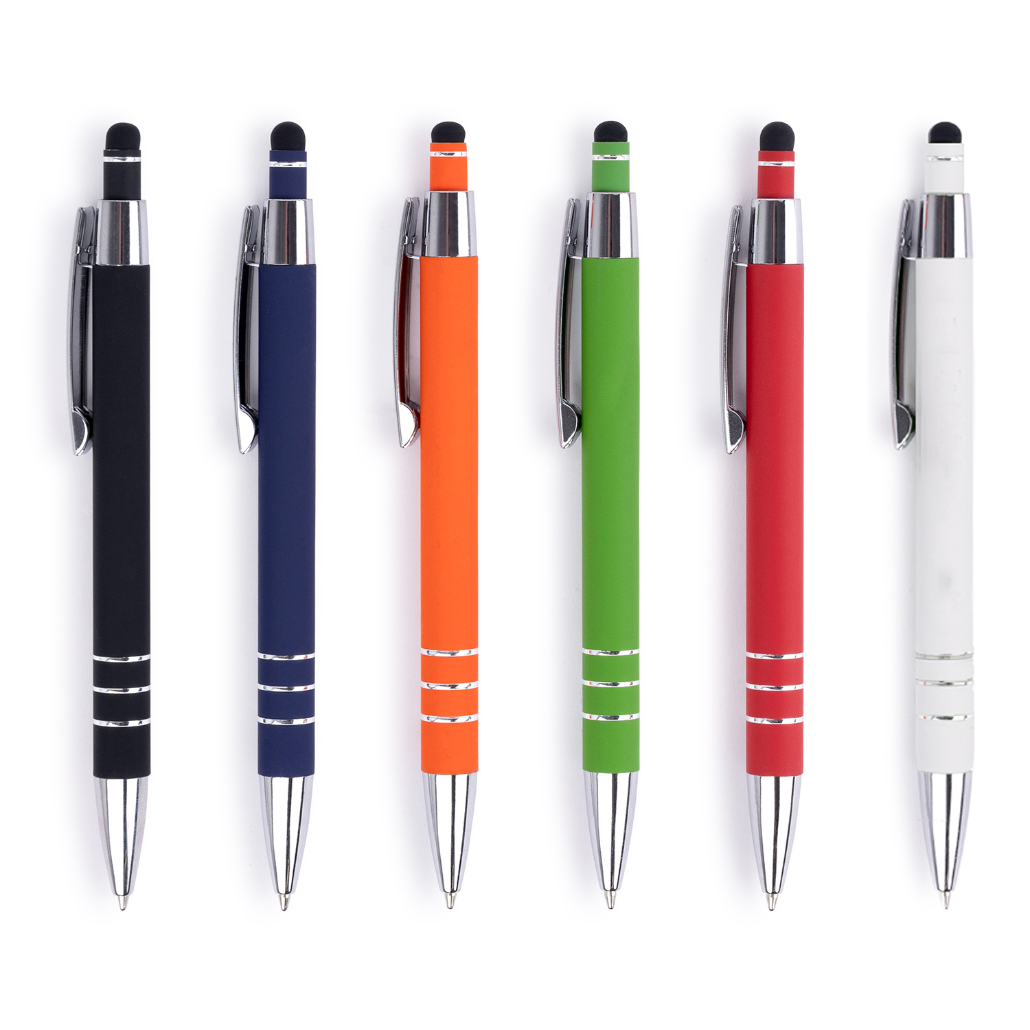 Karina Stylus Satin Soft Touch Click Metal Pen (CLOSEOUT) 17