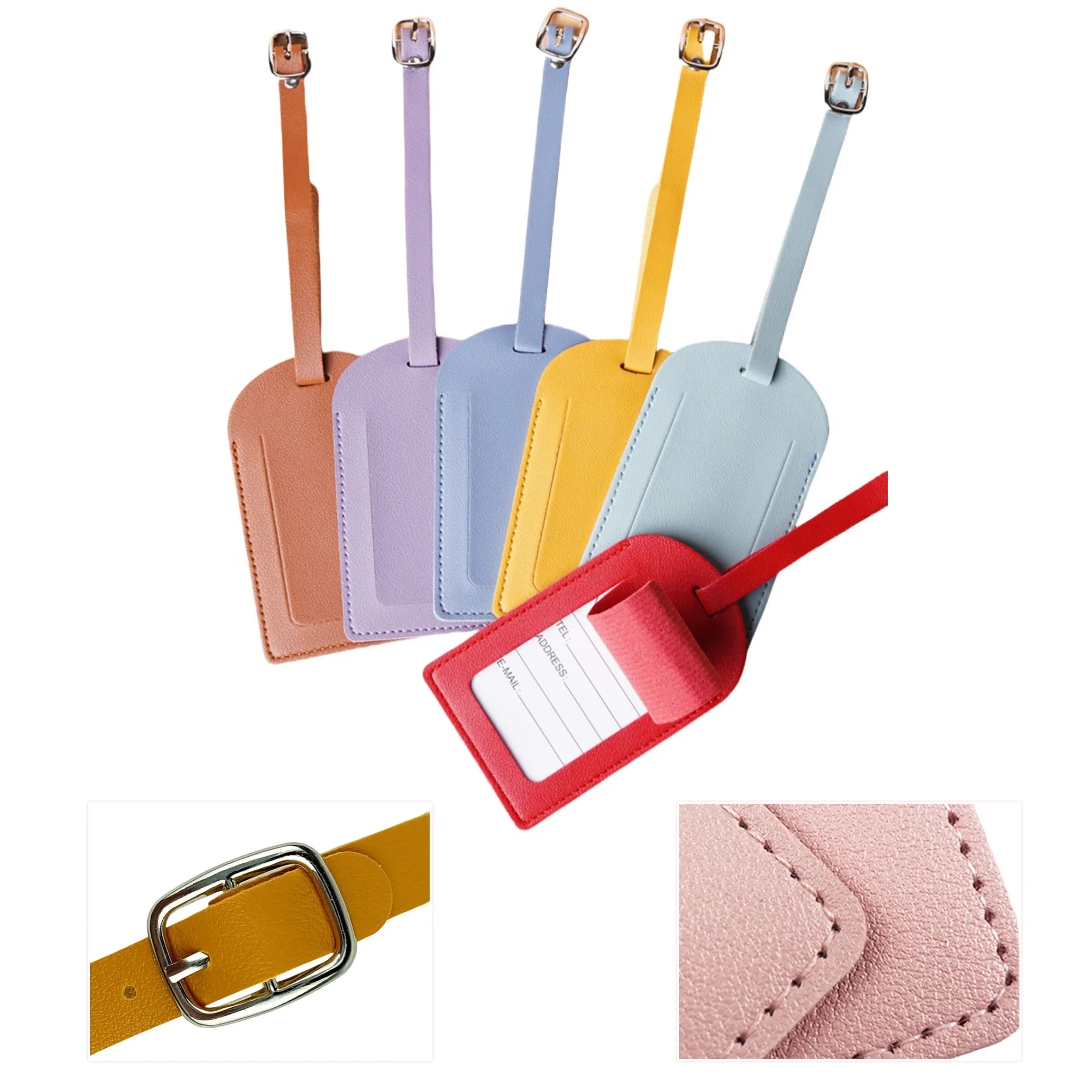 PU Leather Luggage Tag 2
