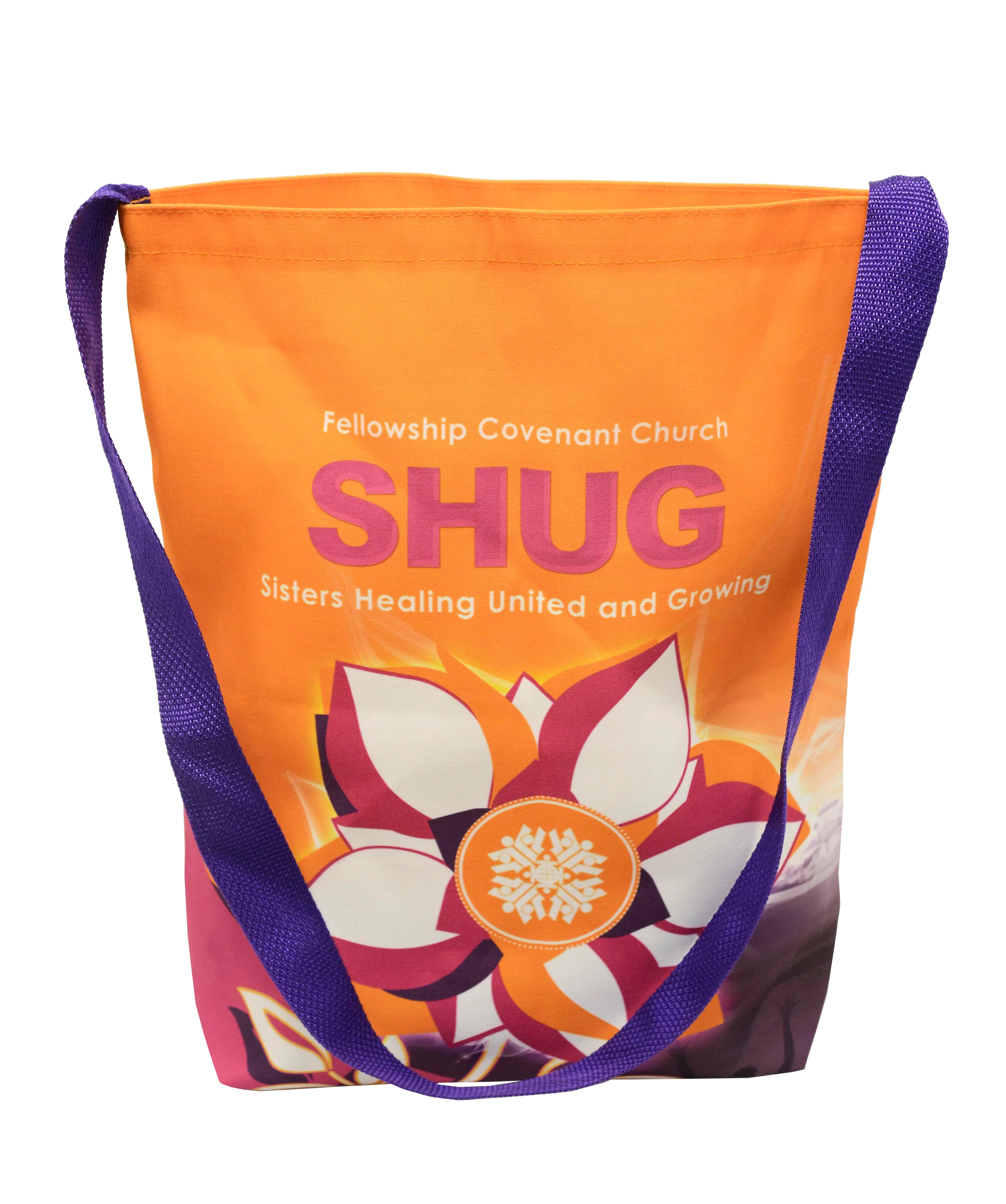 Sublimated Satchel Tote, custom tote bag with logo imprint 3
