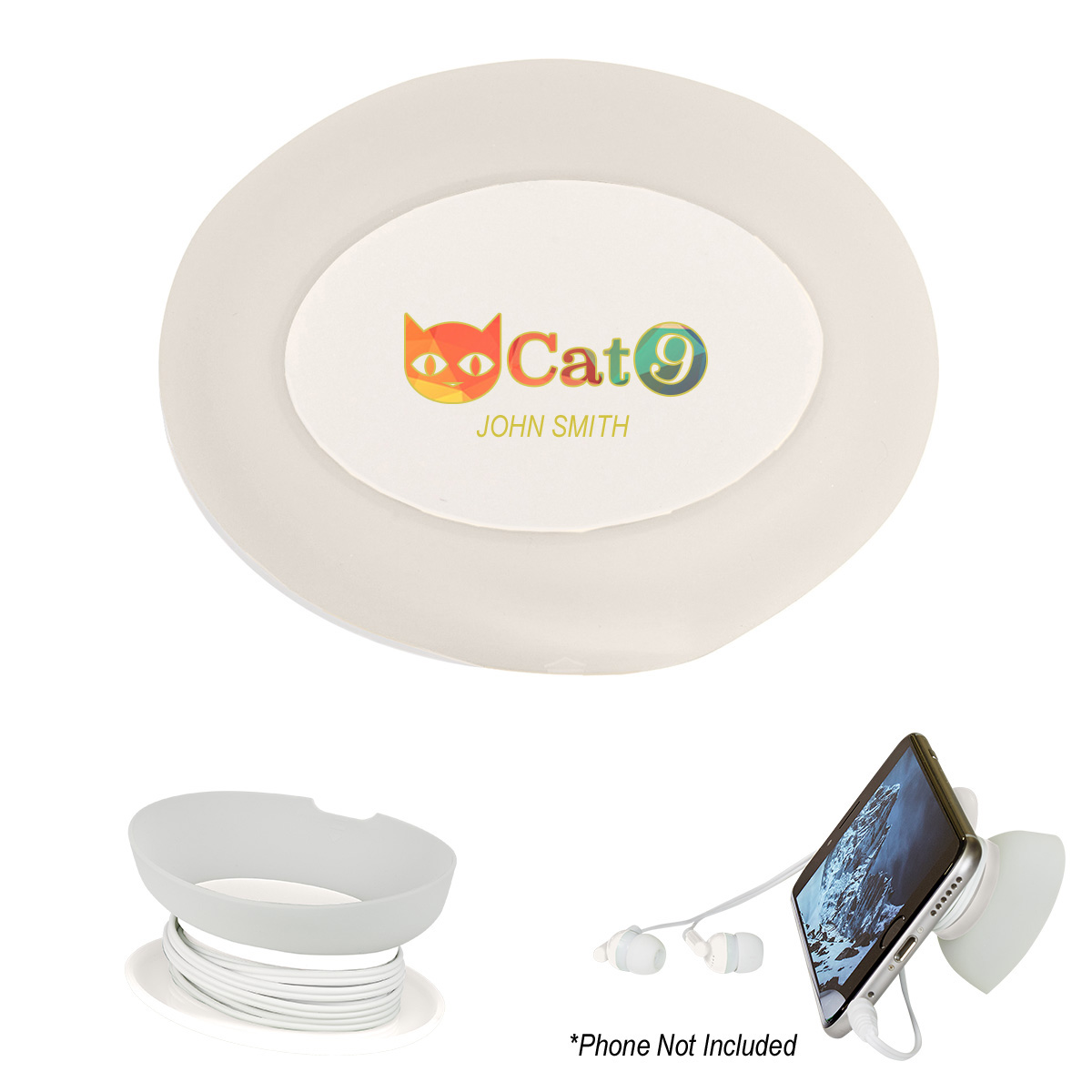 2-In-1 Earbuds With Holder And Phone Stand 14