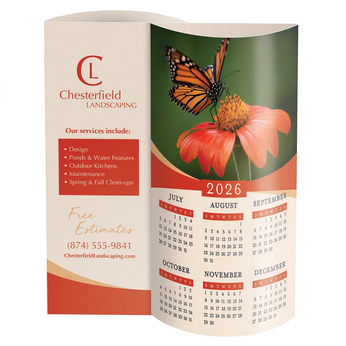 Peace Wave Desk Calendar 2