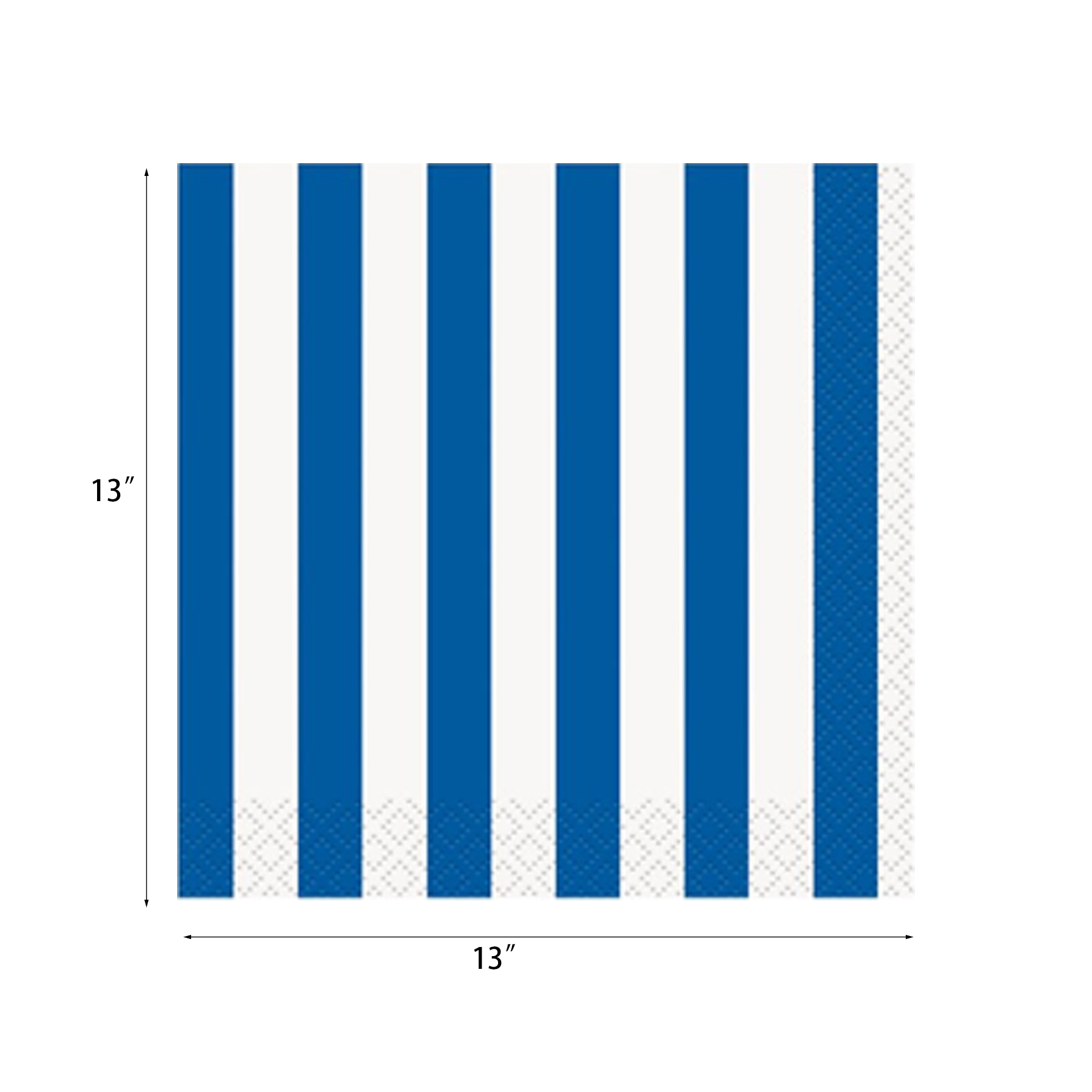 Striped Paper Beverage Napkins 3