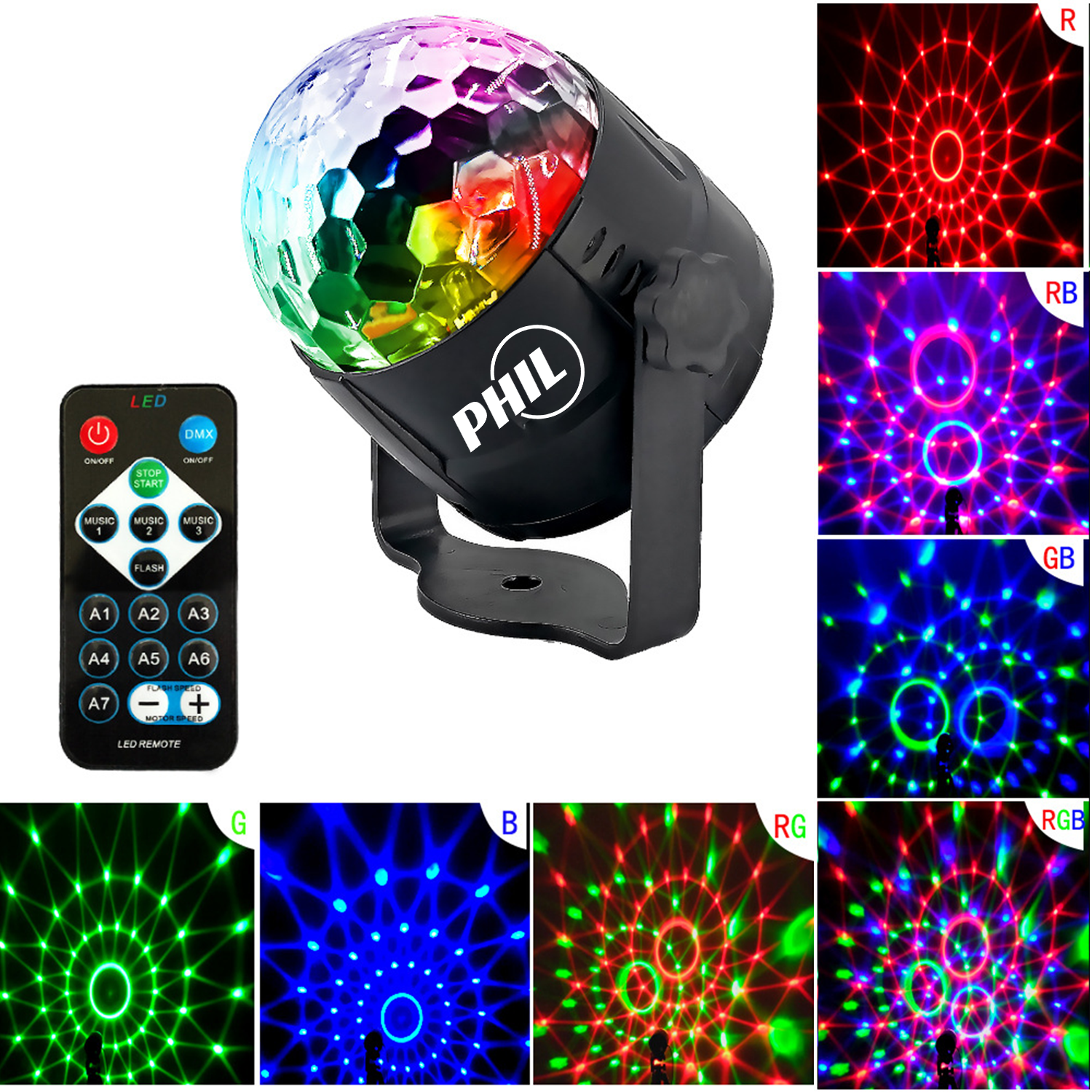 Sound Activated Party Light Ball Lighting 1