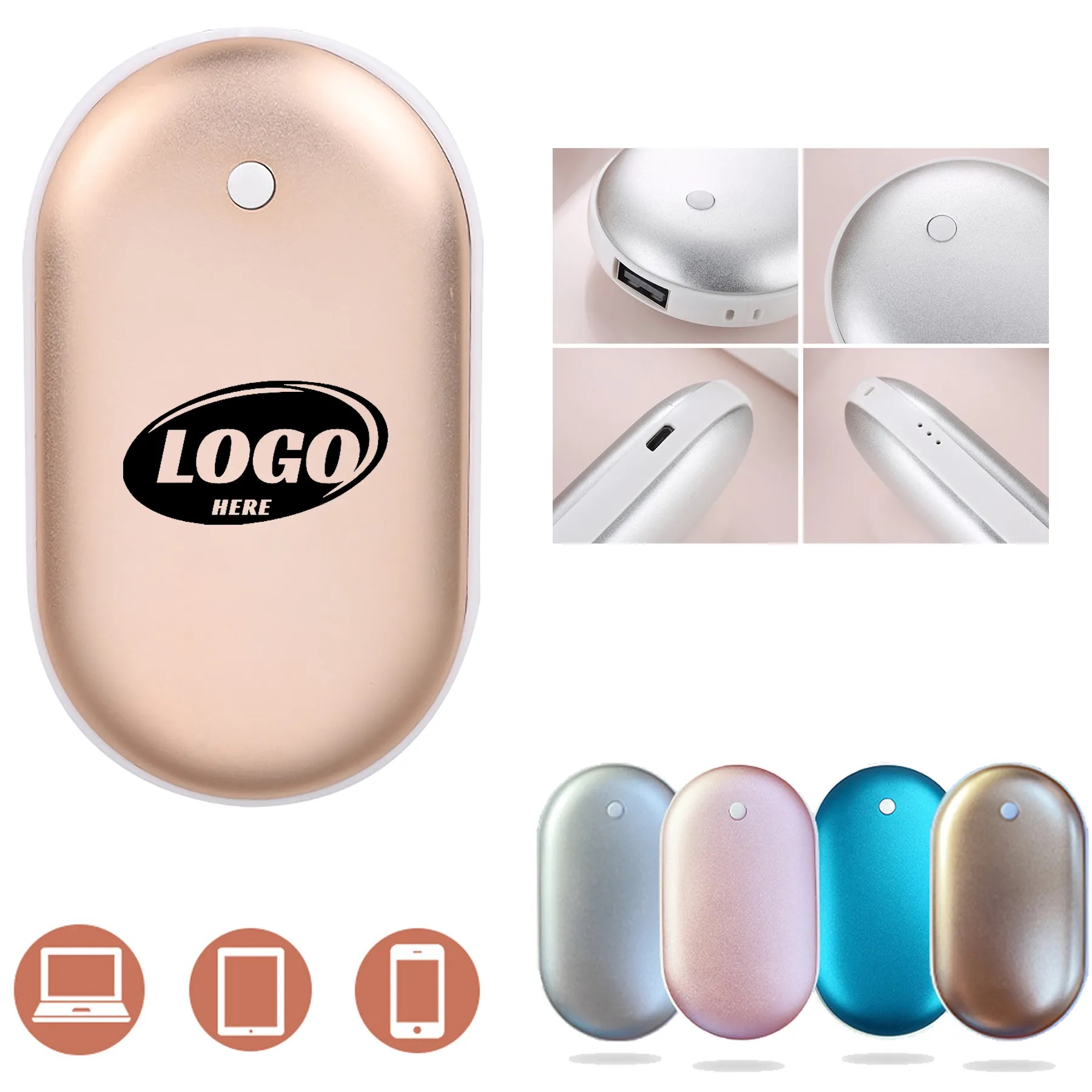 Rechargeable Hand Warmer Power Bank 5000 mAh
