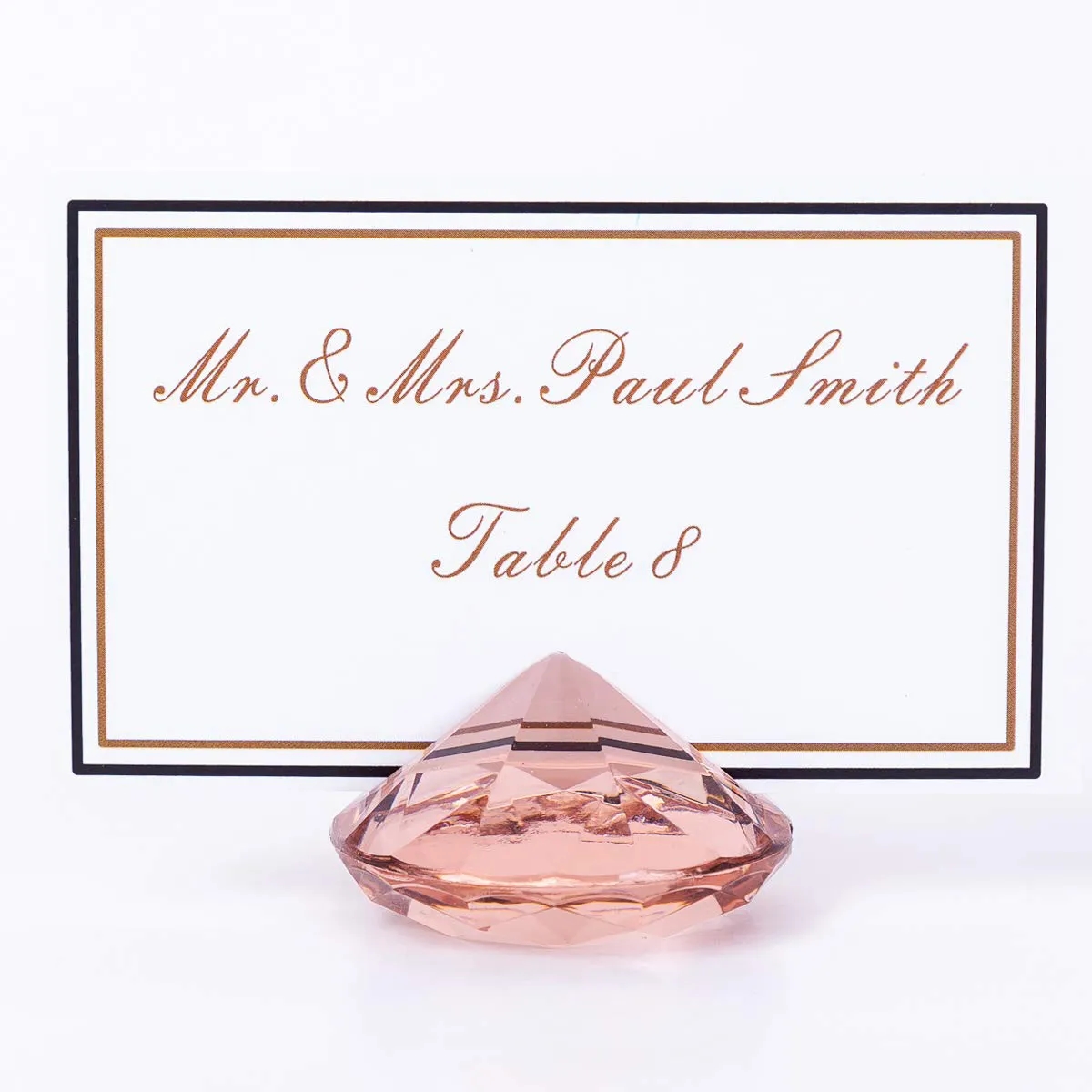 Luxury Diamond Place Card Holder 7