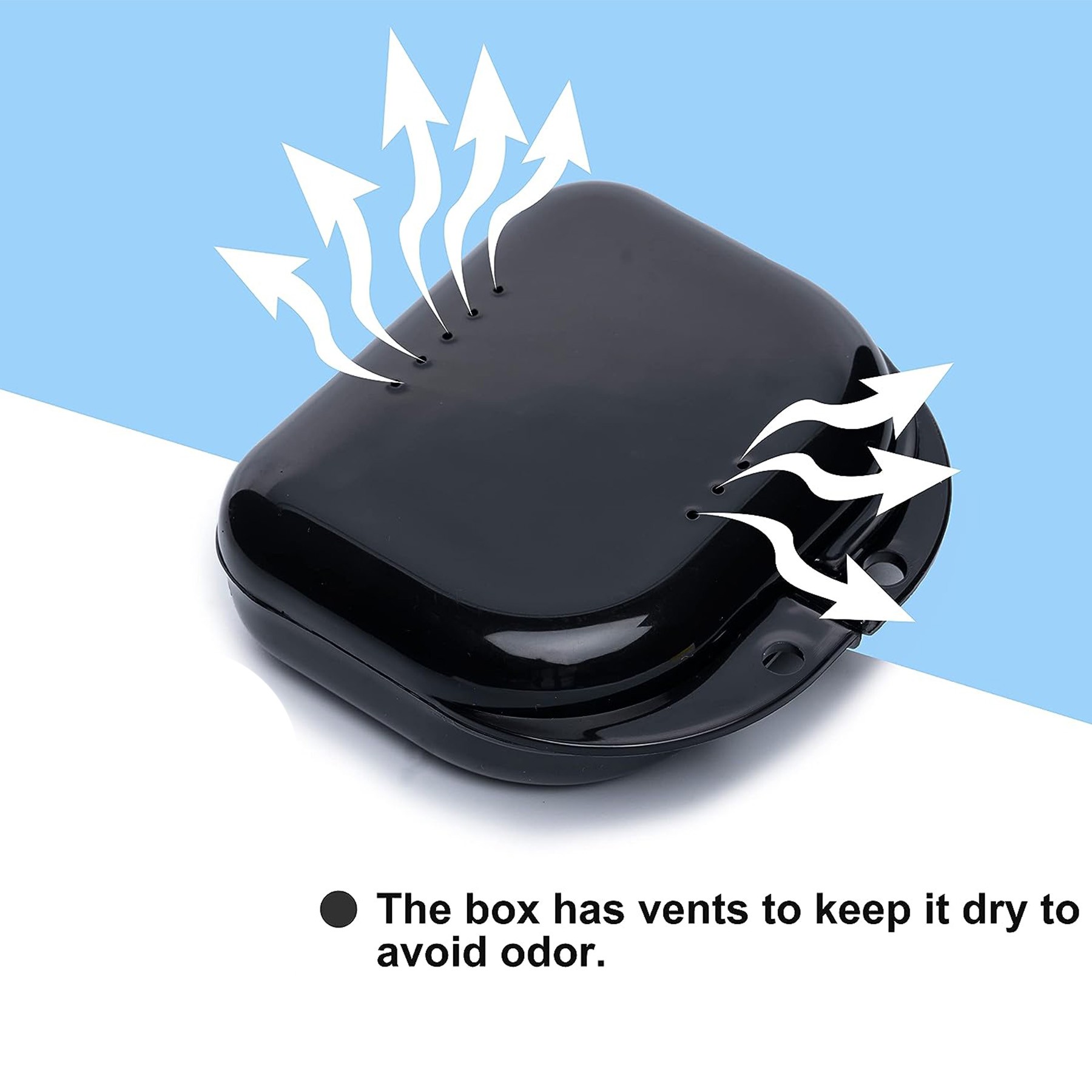 Tight Snap Lock Orthodontic Mouth Guard Case 1