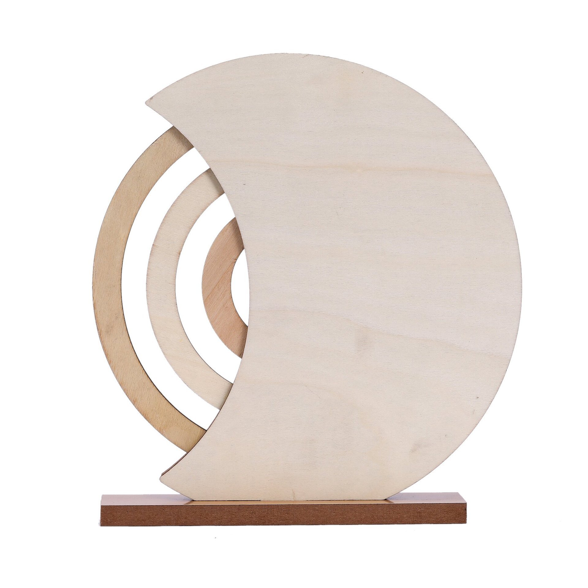 Wooden Desk Calendar with Rotating Dials 4