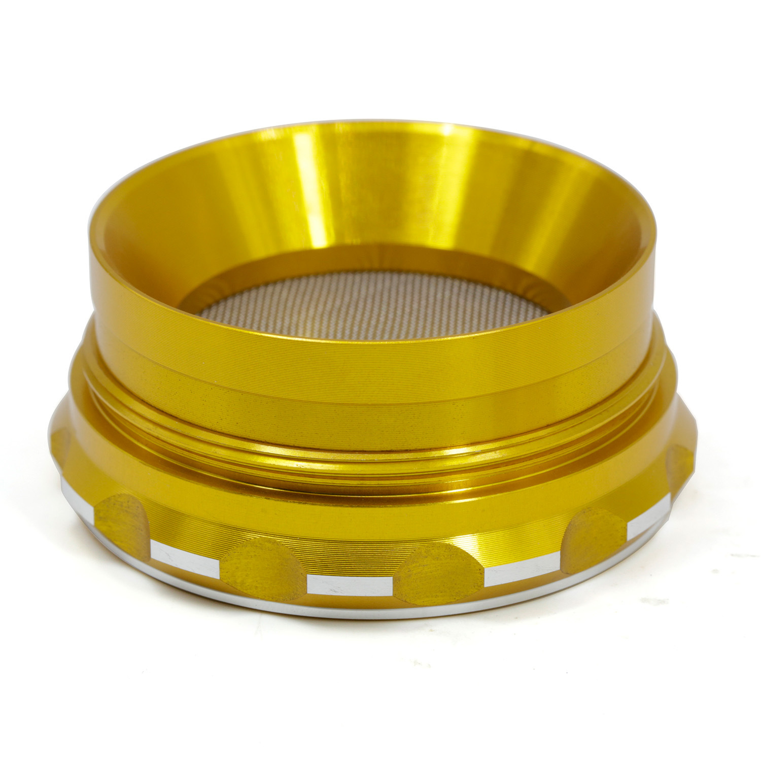 Premium Aluminum Alloy Herb Grinder – 2.45" 4-Piece Metal Design with Pollen Catcher 12