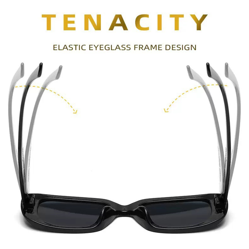 Rectangle Retro Fashion Sunglasses for Women Men 19