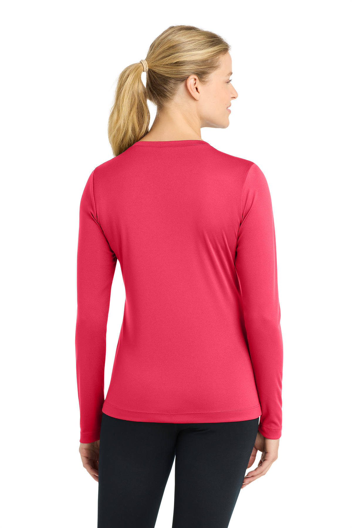 Sport-Tek Women's Long Sleeve PosiCharge Competitor V-Neck Tee. LST353LS 98