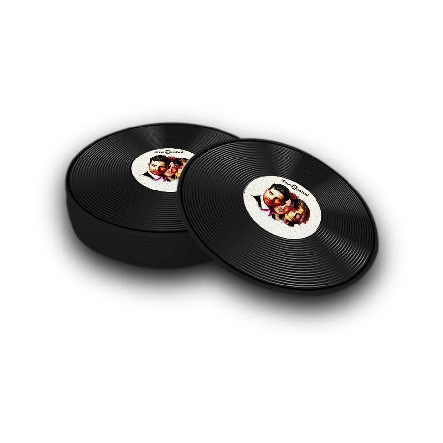Soft Plastic Record Coaster 7