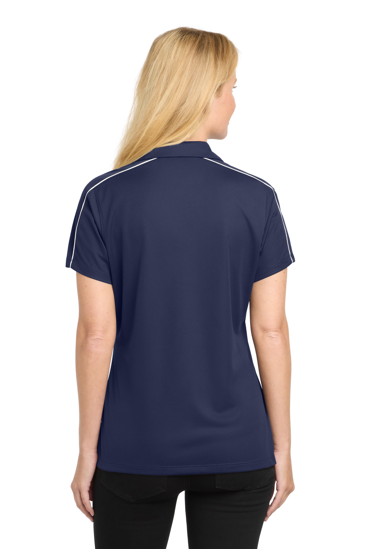 Sport-Tek Women's Micropique Sport-Wick Piped Polo. LST653 25