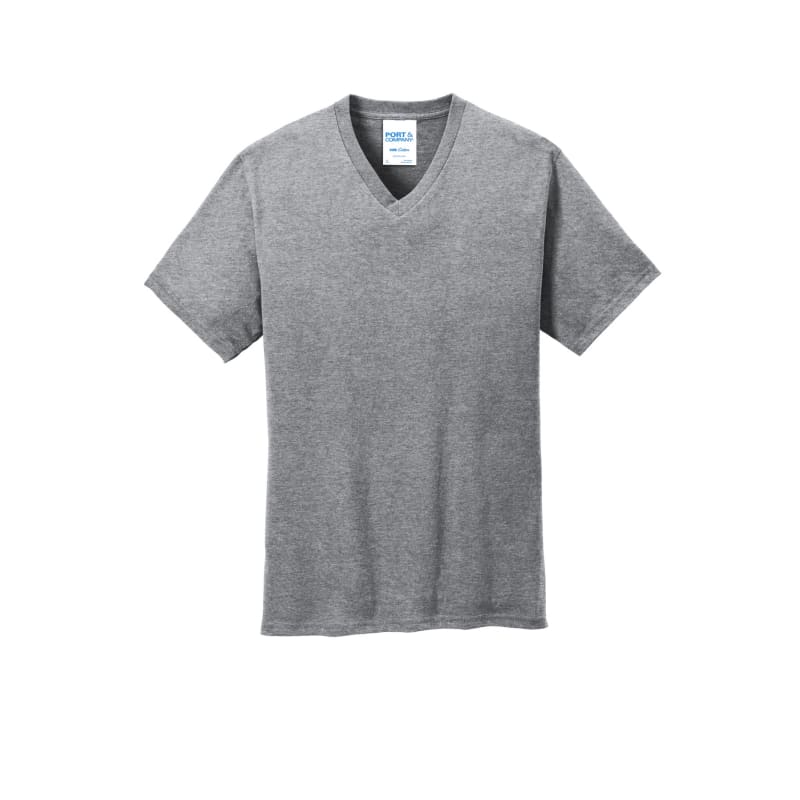 Port & Company Core Cotton V-Neck Tee. 35