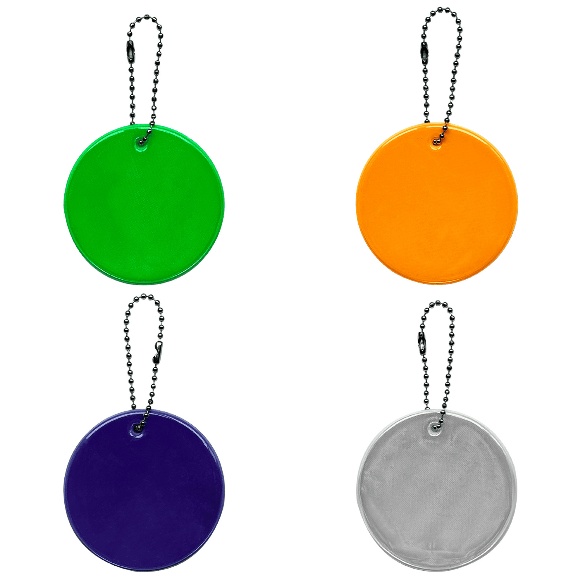 Circular Night Visibility Bag Charm 1