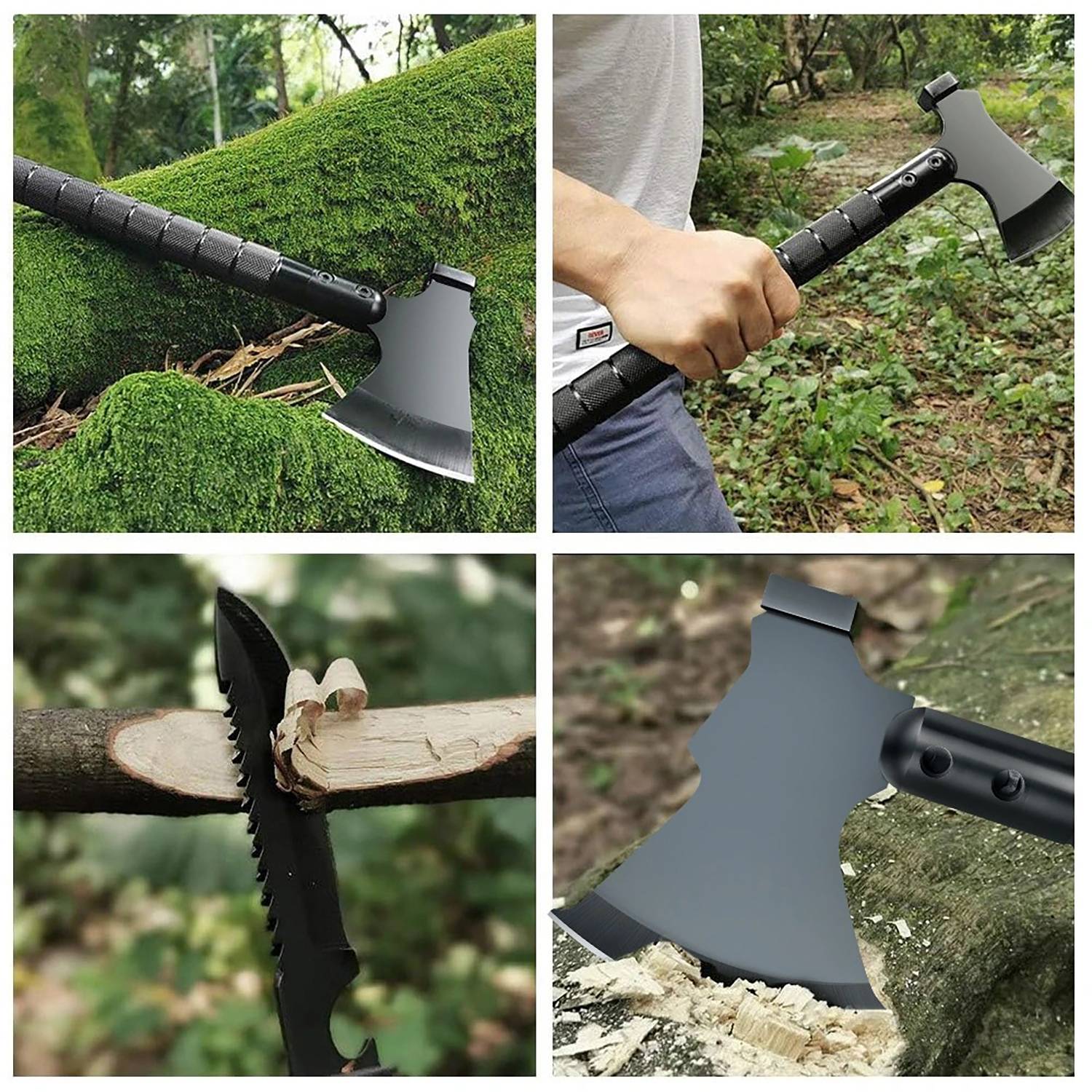 Convertible Multi-Functional Survival Camping Axe Kit 3