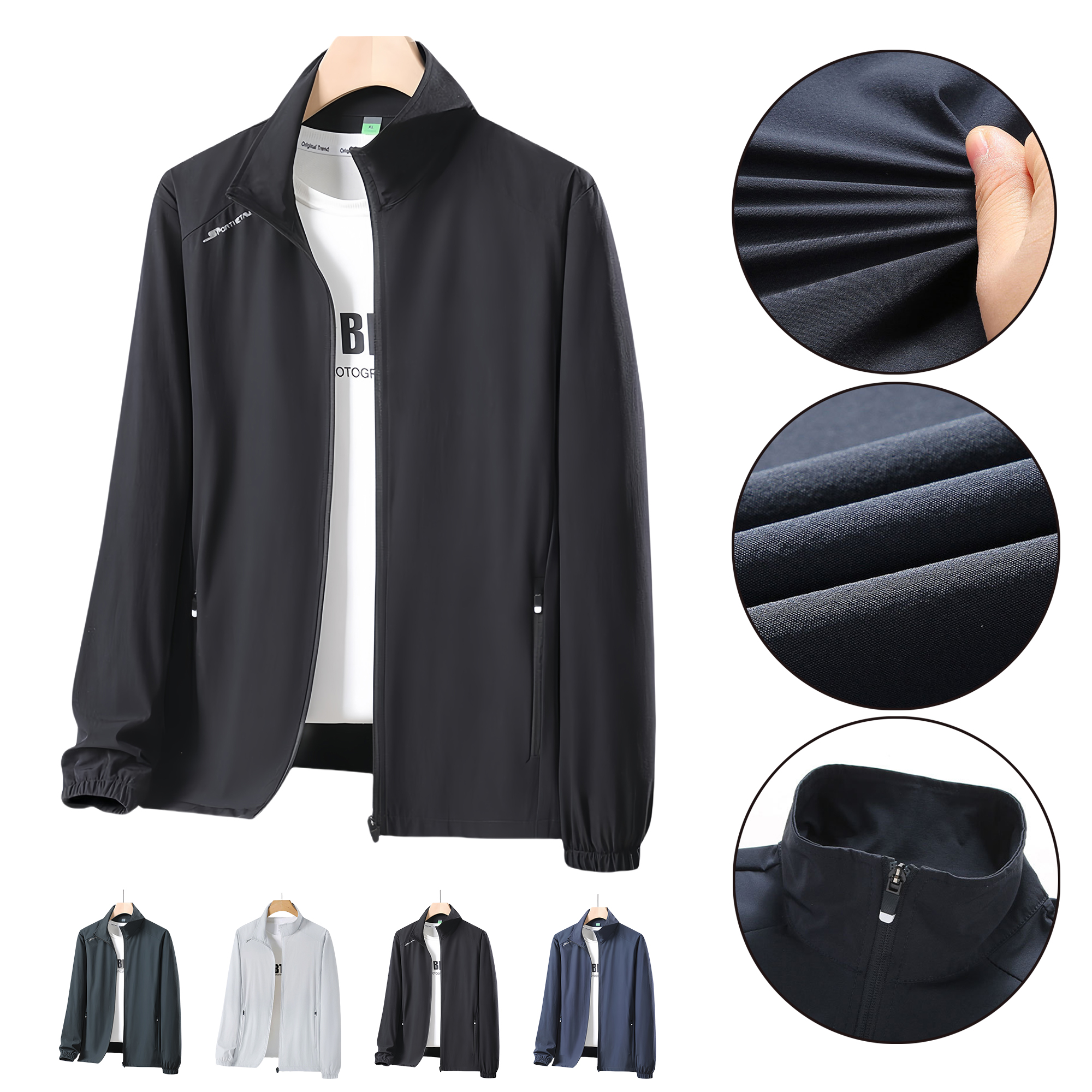 Summer Sun Protection Jacket for Middle-Aged Men 5