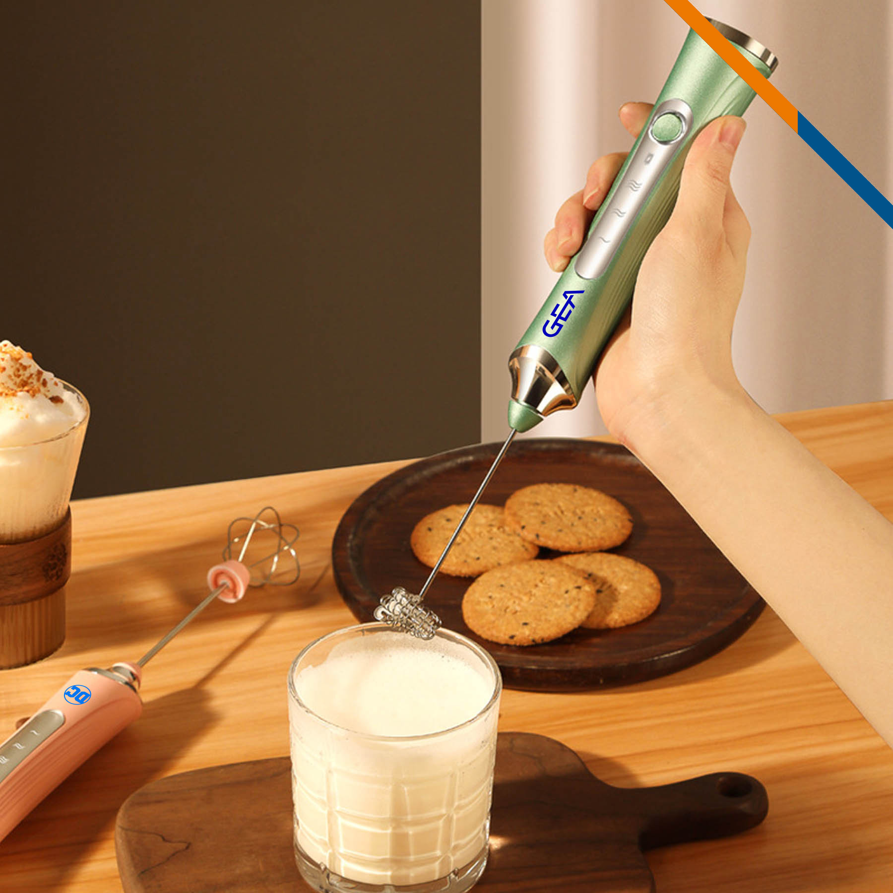 FoamSurge Electric Milk Frother 8