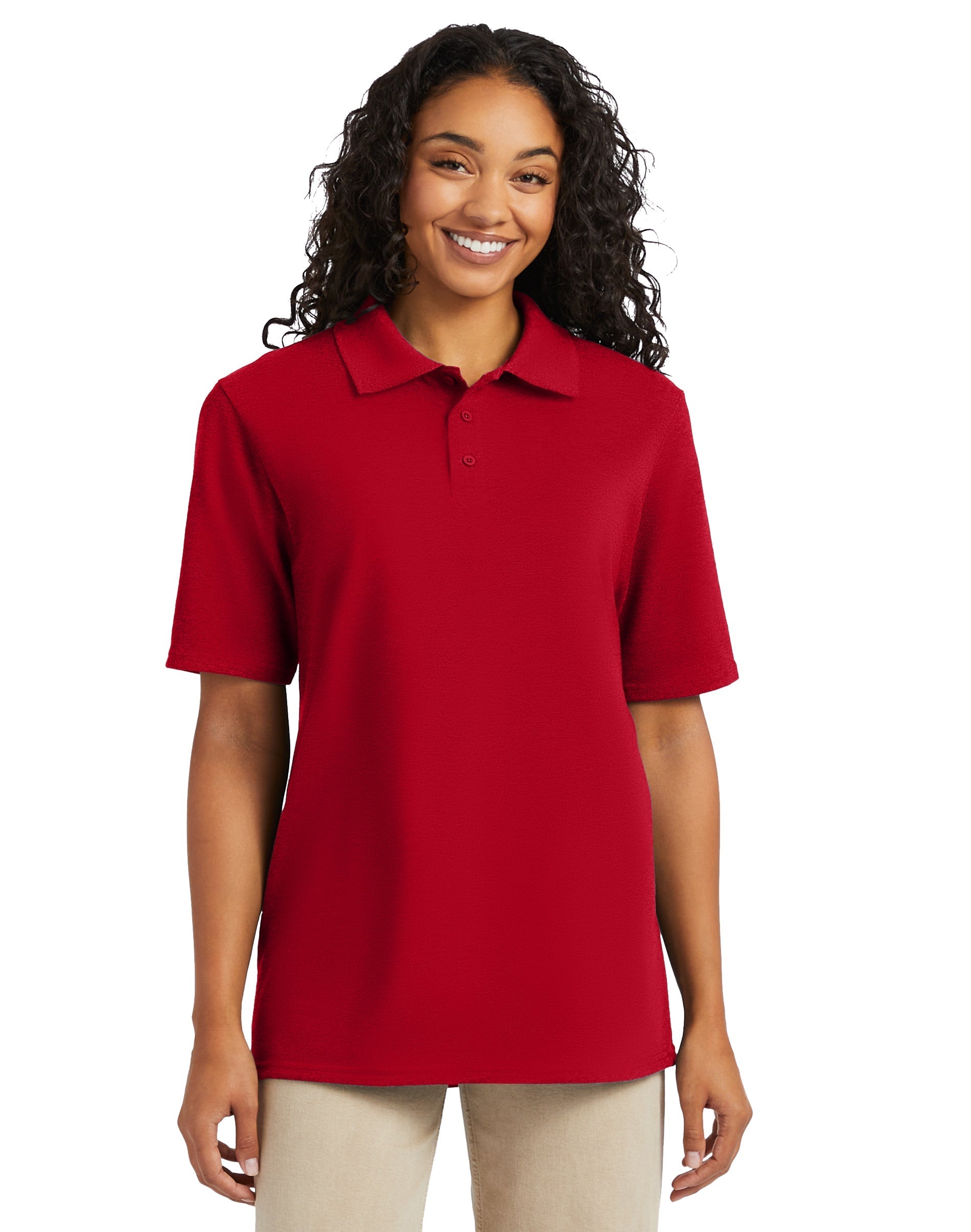 Hanes Pique Polo Shirt 2