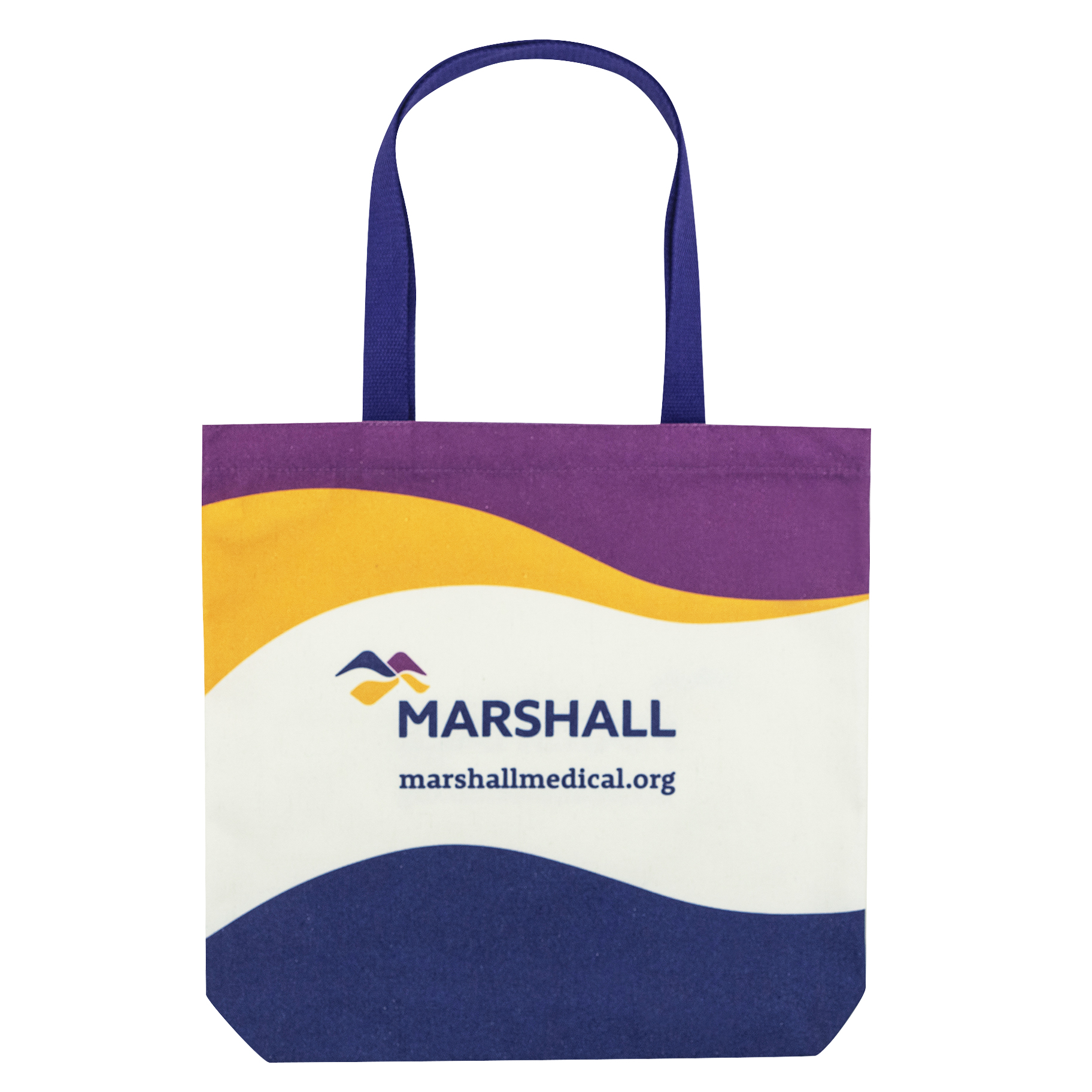 10 Oz. Custom White Poly Cotton Canvas Tote Bag (15"x15"x3") 1
