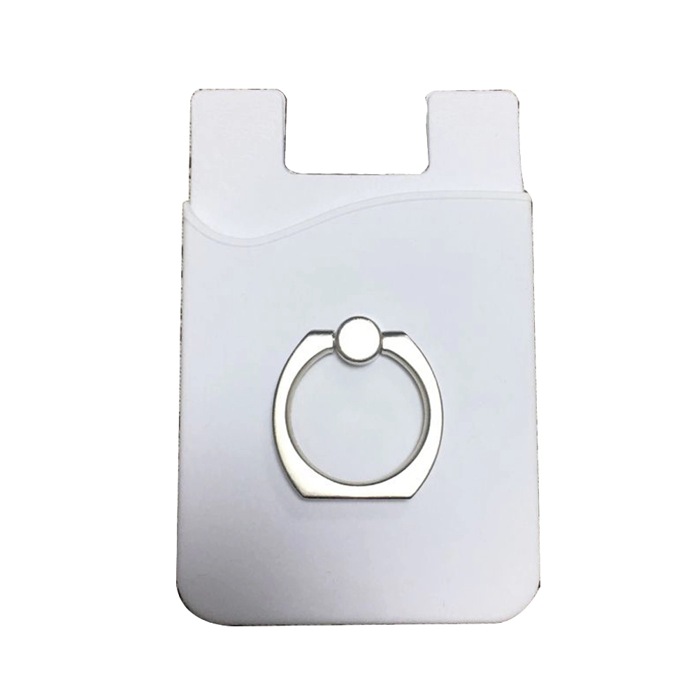 Silicone cell phone wallet card with Ring Grip 14