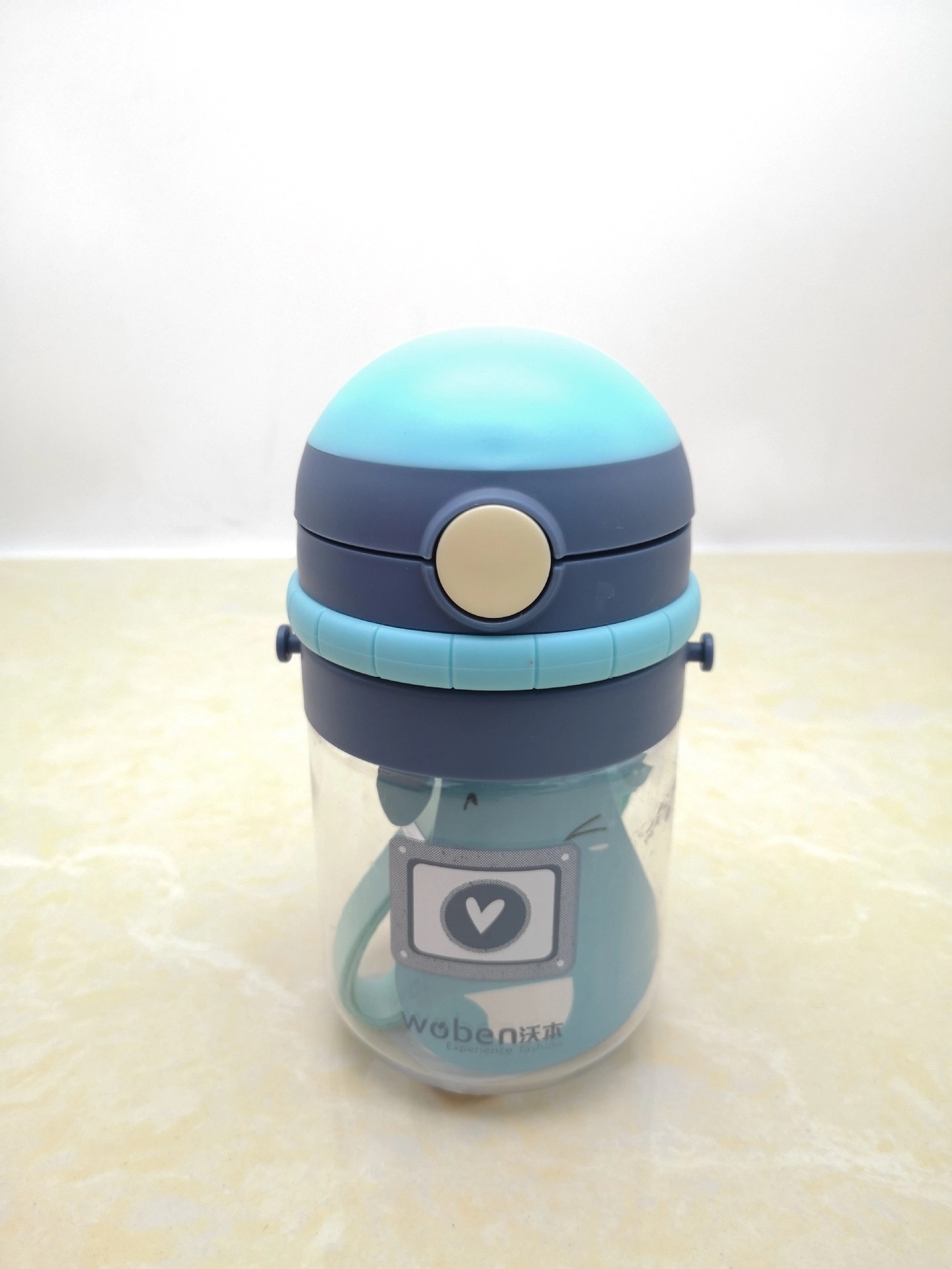 Kids Robot Water Bottle With Lanyard-12 oz 2