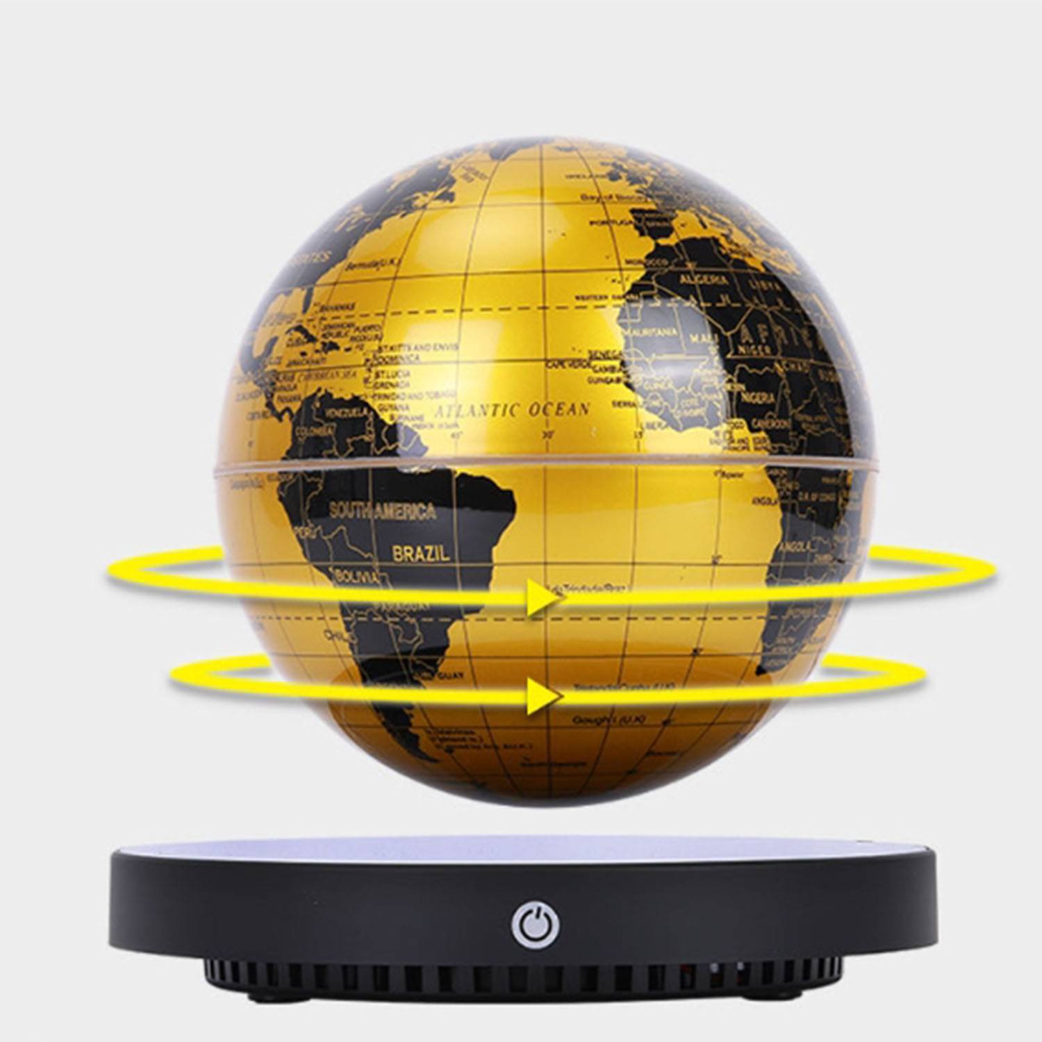 Magnetic levitation globe rotating night light 6