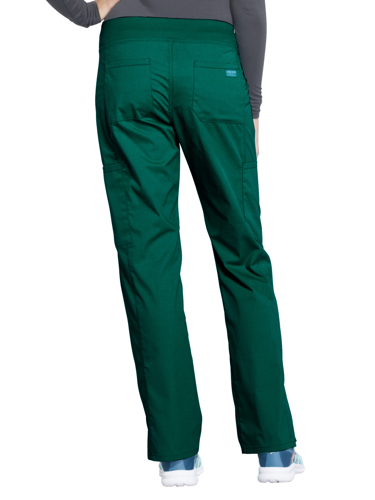 Cherokee - Workwear Professionals - Mid Rise Straight Leg Pull-on Cargo Pant 10