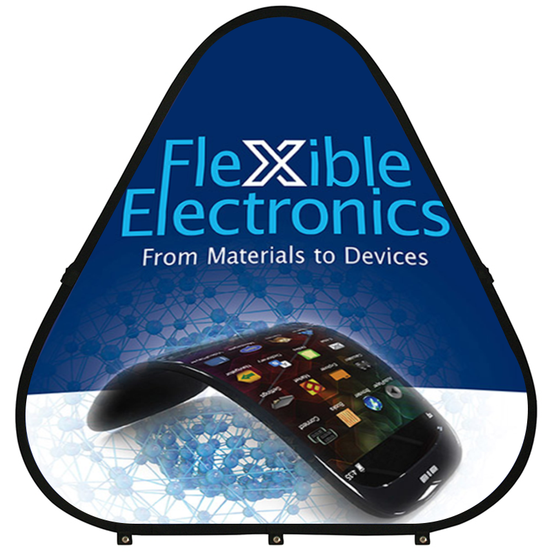 Triangle Flexi-Billboard™ - Pop Up Banner Kit - 59" x 59" 2