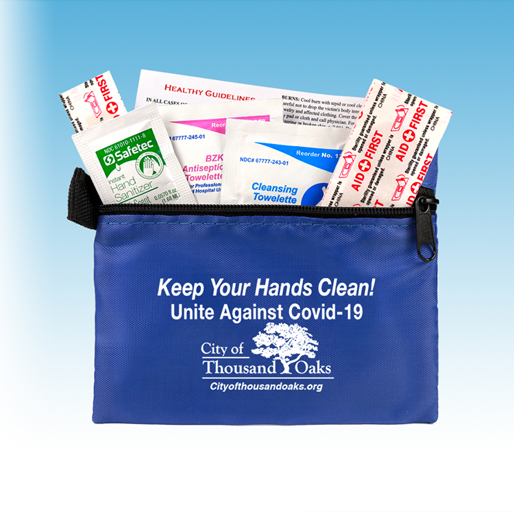 "SAFE HELPER" 8 Piece Hand Sanitizer First Aid Kit 20