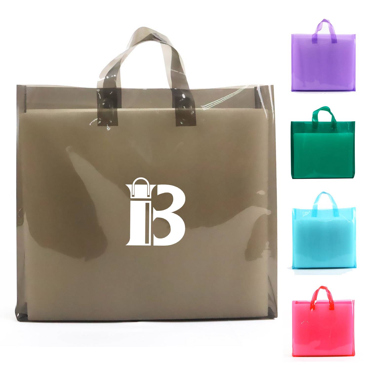 PVC super transparent handbag shopping bag 10