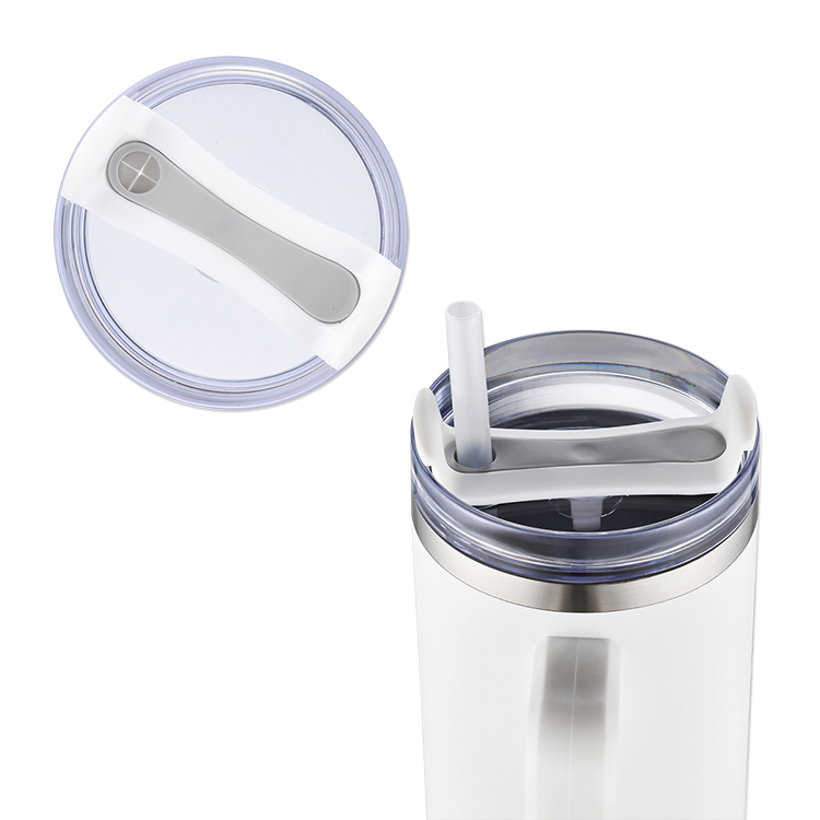 40 Oz. Travel Mug with Handle & Straw 11