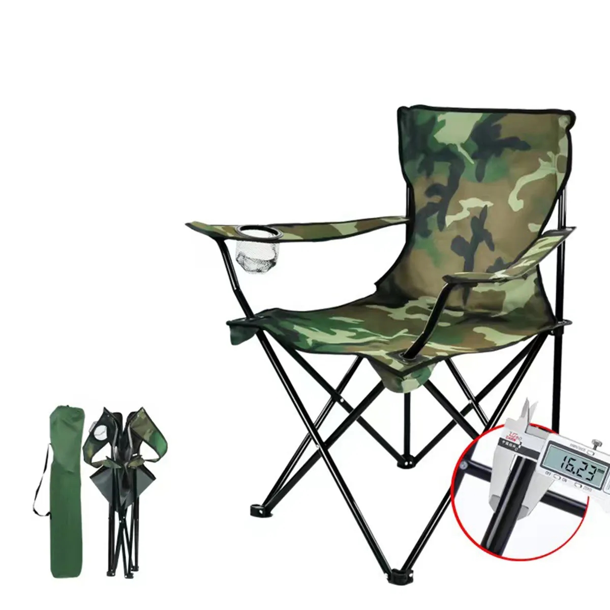 Folding Portable Lightweight Camping Chair with Cup Holder 6